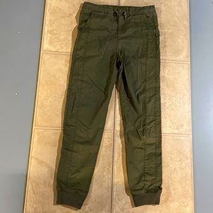 Boys XL olive green joggers